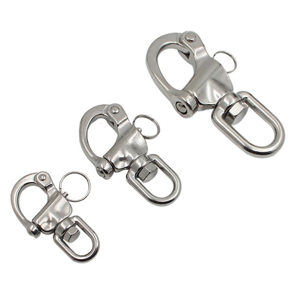 316 Rustfrit stål drejelig snaplås Quick Release Bådanch A1 one size A1 one size