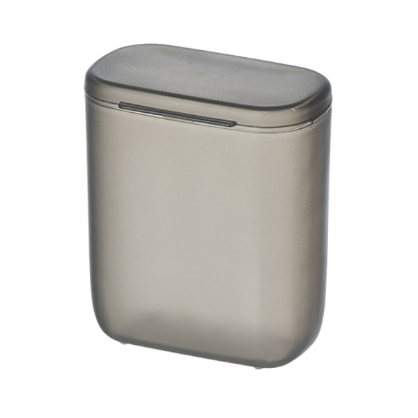 Bärbar trådkabel förvaringsbox Resehörlurar Smyckesmynt O Grey one size Gray one size