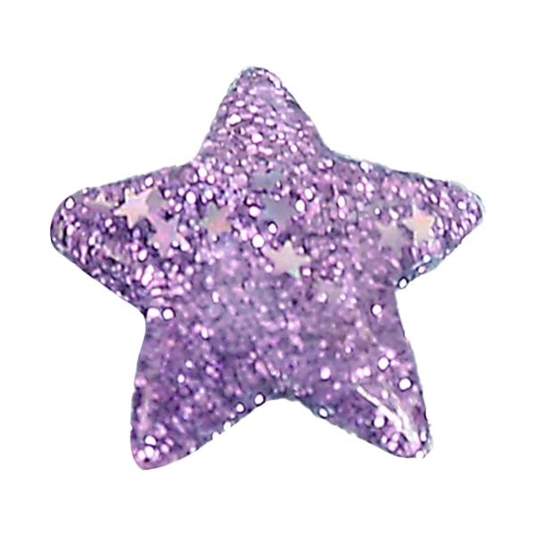 Glitter Star Diamantmålning Skyddshållare Bild för Korsstygn Magnetisk Hållare Lokator för Vuxna DIY Handgjord Konst Cr Lila