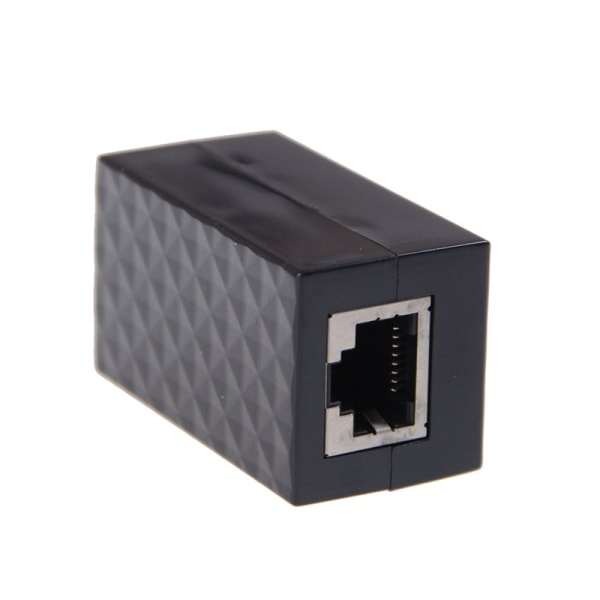 RJ-45 Blixtskydd Adapter Ethernet Överspänningsskydd Nätv Svart onesize Black onesize