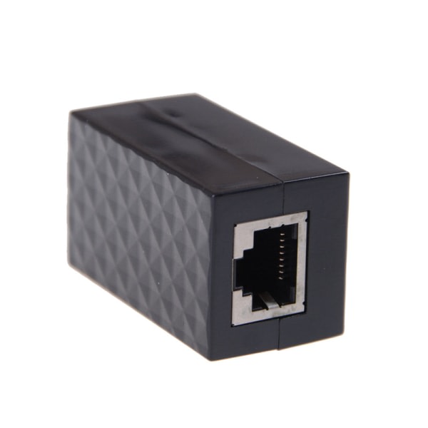 RJ-45 Lynbeskyttelsesadapter Ethernet Overspændingsbeskytter Nätv Sort onesize Black onesize