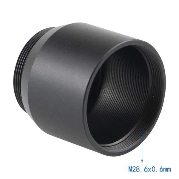 5P9986A 1,25\" teleskopadapter Aluminiumomformer 30 mm total længde C Montering til 1,25 tommer adapter til videokamerarør