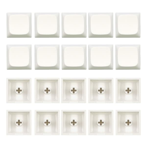 PBT Blank Keycap XDA Profil 1U Knappknapp Byte för Mekanisk Keyboa Röd