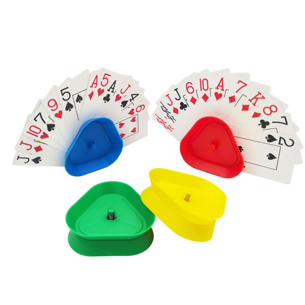 Korthållare för spel Triangulär korthållare för kortspel