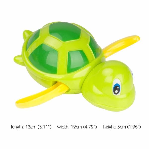 Baby Opviklelig Skildpadde Pool Legetøj (3 stk, 3 farver)