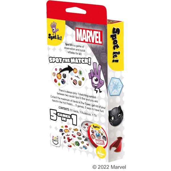 Upptäck det! Klassiskt kortspel för åldrarna 6+ 2 till 8 spelare Barnspel Marvel Marvel Marvel Marvel