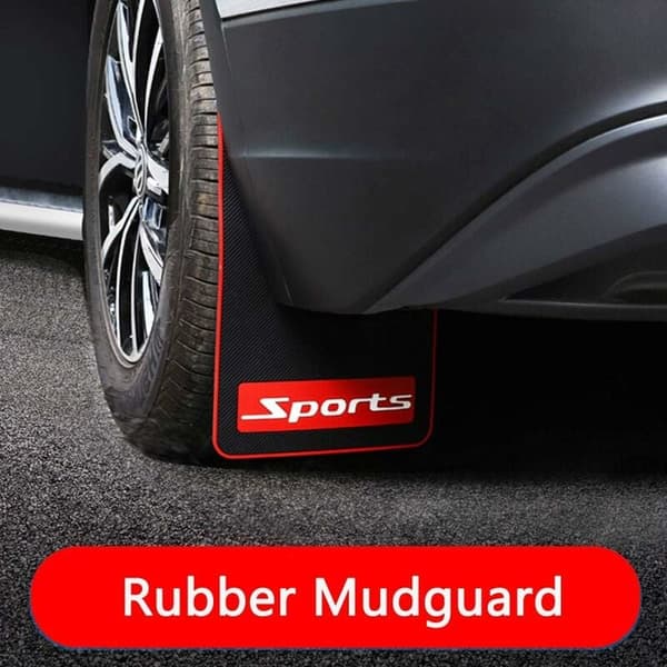 Universal mudderklapper til bil, gummi, sort, 43,2 x 22,9 x 0,5 cm
