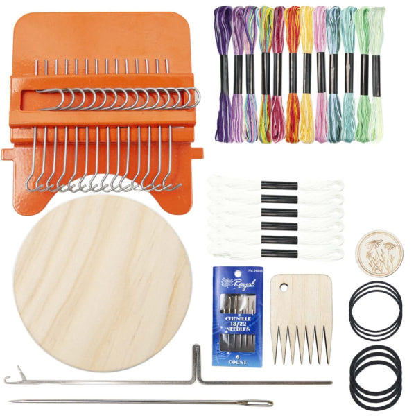 Mini Darting Machine Liten Stickmaskin Lätt att bära Liten Väv Hushållsstickmaskiner för att göra jeans null - Passar tre
