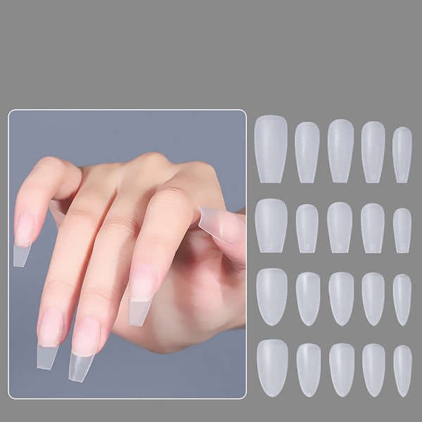 Franska konstgjorda naglar Tips Express Manicure Extension Tip Ma B S