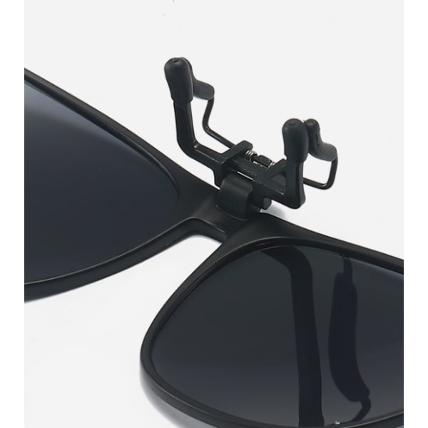 Polariserade clip-on solglasögon, solglasögon clip-on för män kvinnor