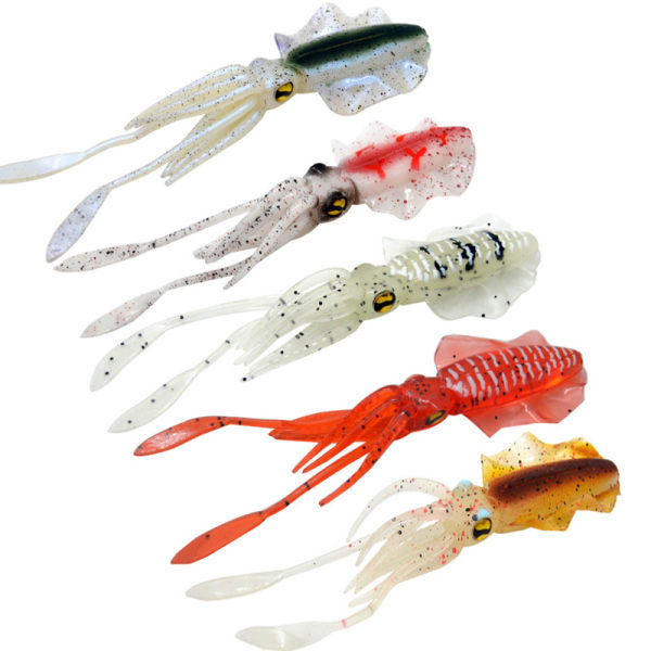 Fiske Soft Lure Sea Squid Lure 15g - 15cm Mjukt bete Octopus Fis