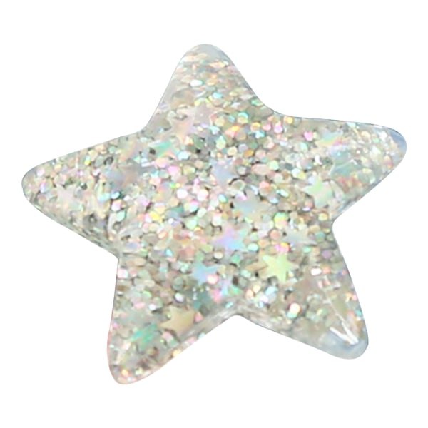 Glitter Star Diamantmålning Skyddshållare Bild för Korsstygn Magnetisk Hållare Lokator för Vuxna DIY Handgjord Konst Cr Silver