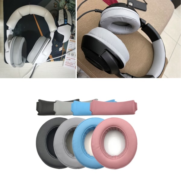 Korvanapit Tyyny Kuulokkeet Razer Kraken X Kuulokkeille Vaihda Kansi Vaaleanpunainen A