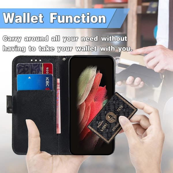 Case for Realme 9i Cover Magnetic 3d Pattern Wallet Flip Case med rem - Zoo