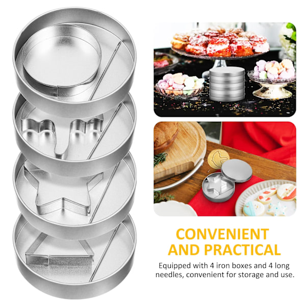 Squid Game Slikkepindepande Sæt - Rustfrit stål, Koreansk Honeycomb Cookie Maker til børn