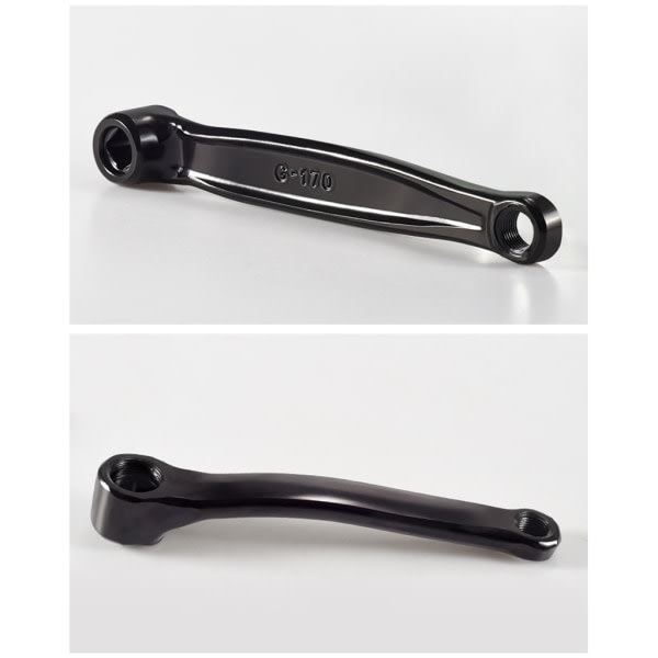 Bicycle Crank Warm Left 152mm/165mm/170mm Allow Low Profile Diamond Hole Black 152mm