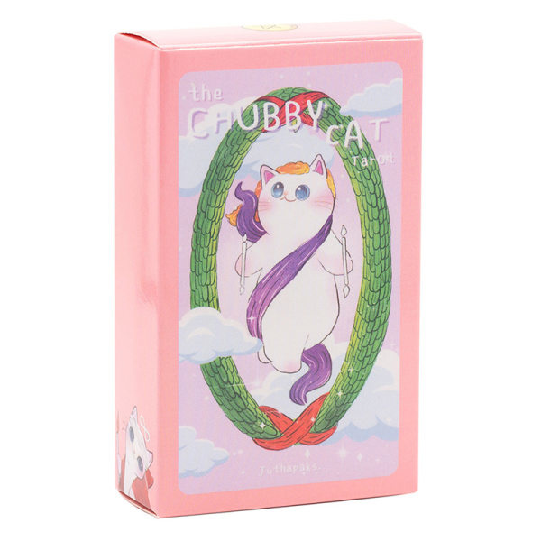 Pullean kissan tarot-kortit ennustusennustuspakka perheosa A Yksi koko A One size