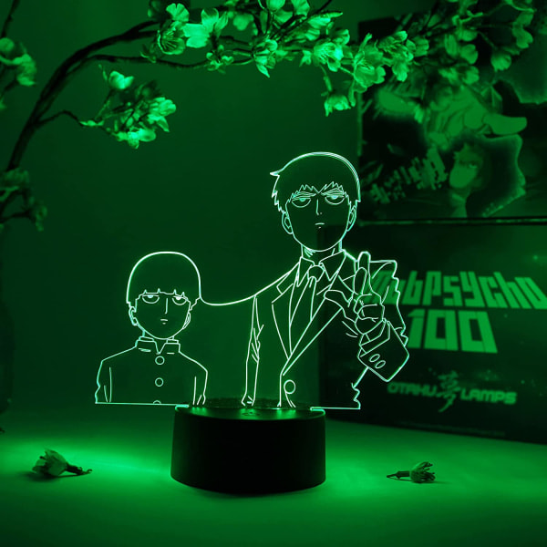 Mob & Reigen Otaku Lampe – Mob Psycho 100 – Anime Lampe Figur