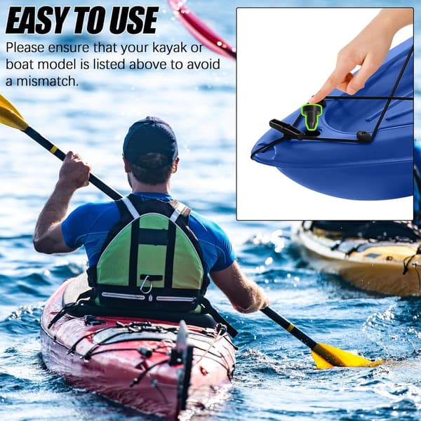 8-pak Kayak-drænpropper Push-fit 1/2 tomme neopren-scupper-propper til Sun Dolphin Aruba 8 SS, Aruba 10, Bali 8, Excursion 10, sort