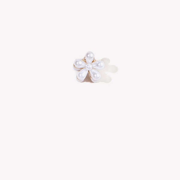 Mini Pearl -hiuspiikit Mini Kukka-klipsit Helmillä