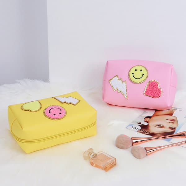 Makeup taske, toilettaske, organizer (1 stk, off-white)