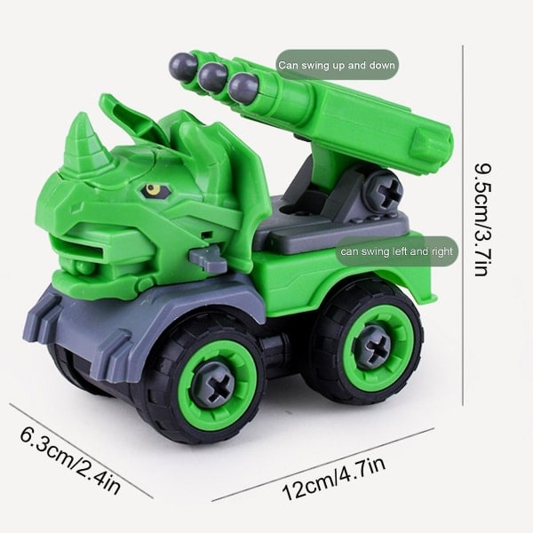 Puuha-auto Purka ja Kokoa Kaivinkone DIY Pähkinä Rakennuslelu