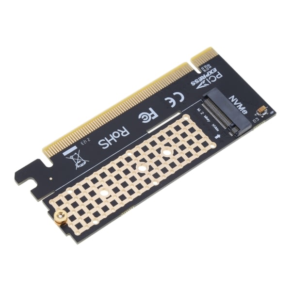 M2 til PCIE x16-adapterkort Pci-e til m2-omformer Riser NVMe SSD-adapter m2 M-Key PCI-Express 3.0-stöd 2230-2280