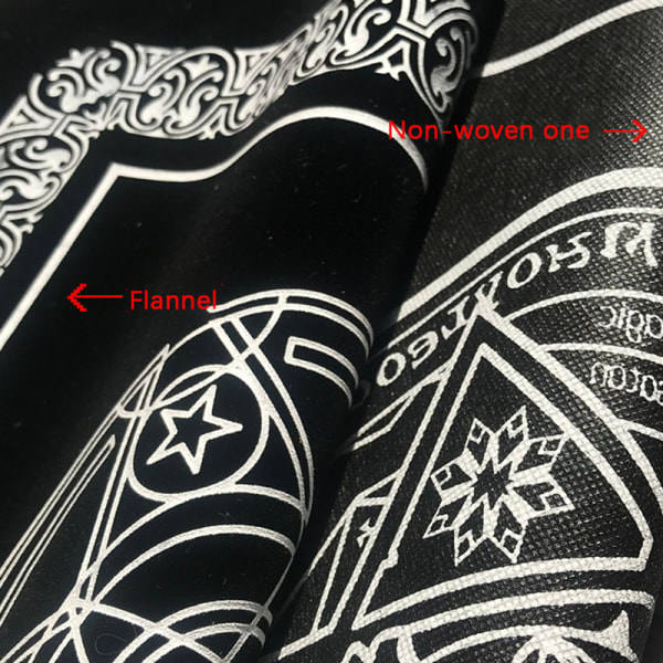 Tarot-kort bordsduk flanell spådomsaltare schackspel fortu C one size C one size