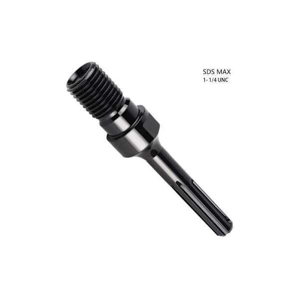 MAX PLUS -adapteri timanttiporanterälle 1 1/4\" UNC, 190 mm:n ydinporanterän adapteri 1 kpl
