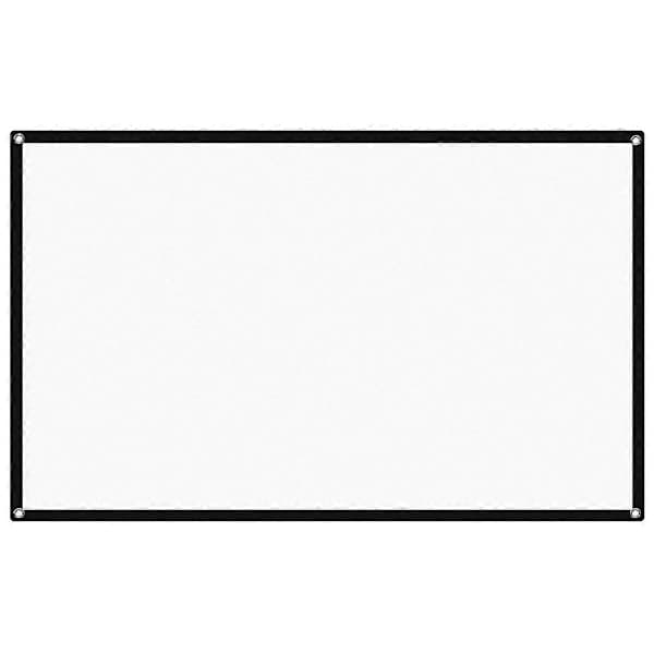 Anti-wrinkle projector screen, portable projector screen, theater accessories