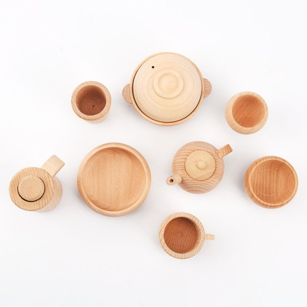 DIY Dukkehussæt Dukkehussæt Håndværk Legetøj med Møbler Mini Træhus Miniature Værelse Håndværk Legetøj til Børn Voksne null - A