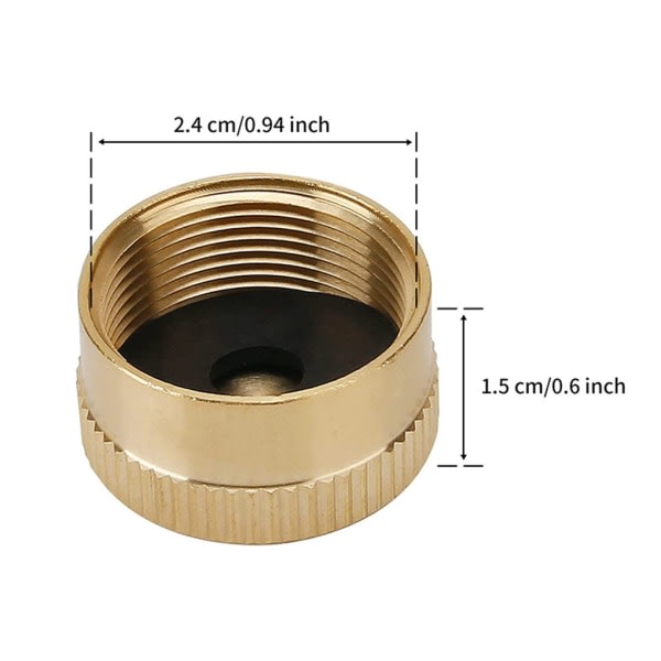 Propantanklås Messing 1 lb Propantankcylinderbeskyttelse