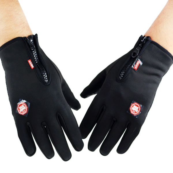 1 Par Vinterhandskar Vattentät Touch Anti-slip Vindtät Varm A2