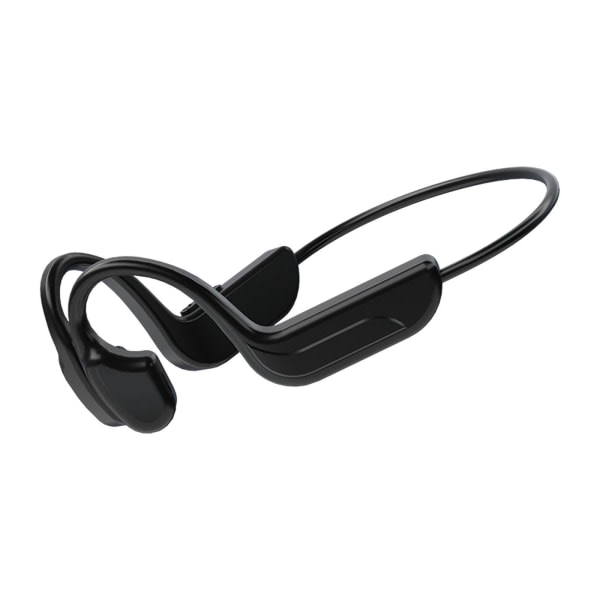 Bluetooth-hörlurar Benledning Trådlösa hörlurar Sport Outdoor Stereo-hörlurar Headset med mikrofon Svart Svart