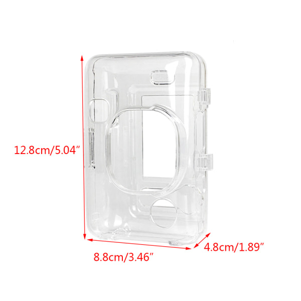 Klarkristall PVC-skydd för case Cover för Fujifilm Mini Liplay