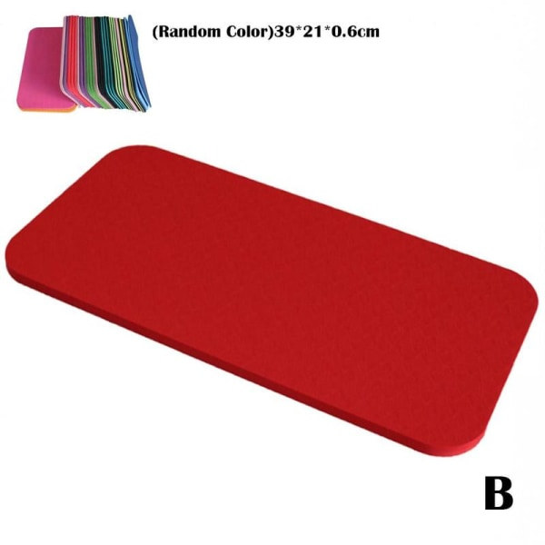 1. Yogamatto Knäskydd Halkfri Fuktbeständig Yogamatta Cus Multi-colorB M