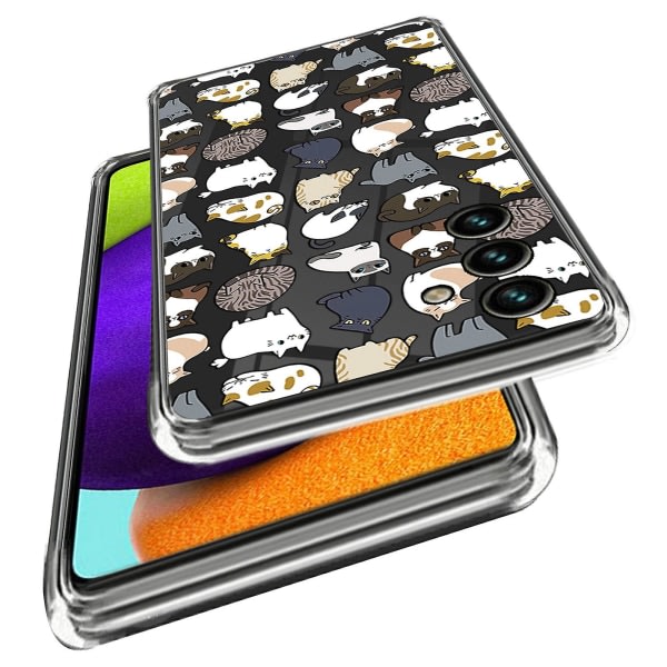 Mönsterutskrift Imd Slim Case För Samsung Galaxy A24 4g Case Anti-drop Soft Tpu Cover - Magnolias