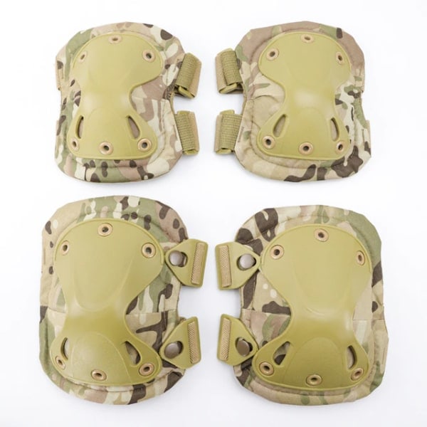 Taktisk knäskydd Armbåge CS Military Protector Army Airsoft Outd CP one size CP one size