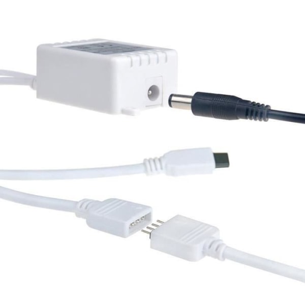 YA*MARCHELEC 3528 RGB 300 LED-remsor + 12V 2A strömförsörjning + LD614 44-knappars IR-fjärrkontroll - 5 m