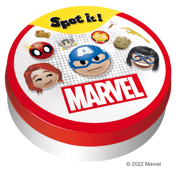 Upptäck det! Klassiskt kortspel för åldrarna 6+ 2 till 8 spelare Barnspel Marvel Marvel Marvel Marvel
