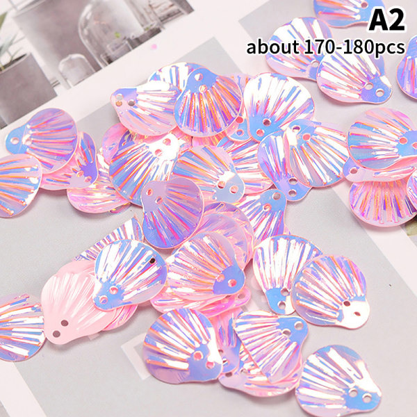 1 pussi Shell Fish Scale Paljetti Eye Face Stickers Makeup Rhinest A2 onesize A2 onesize