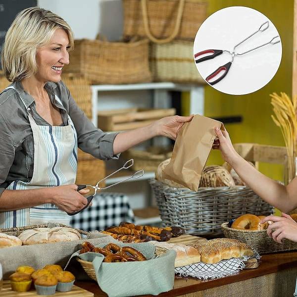 Grillitang, ruostumaton teräs, keittiöpihdit Sakset N:llä