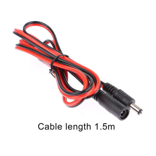 16AWG DC-strømkabel 5,5 x 2,1 mm forbindelseskabel 12V Power Exten