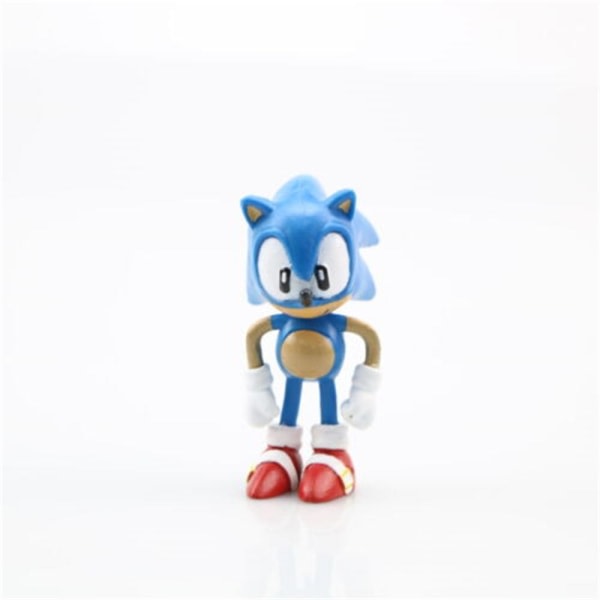 6st Sonic Figurer Action Character Doll Toys Anime Figur - Perfekt