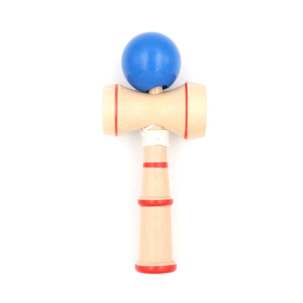 Kid Kendama Ball Traditionellt trä Spel Balans Skill Education Blå 0 Blue