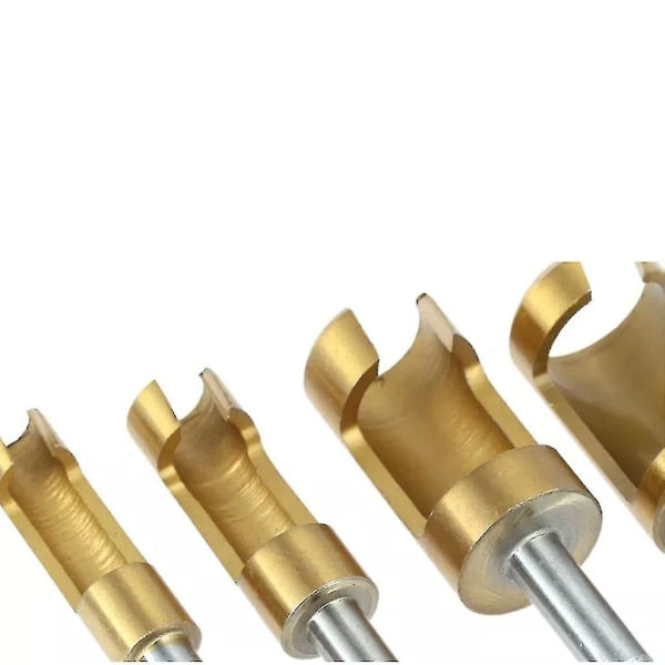 Kolmiväriset teräspistotulpat 6mm/8mm/13mm/16mm suorat ja kartiopora