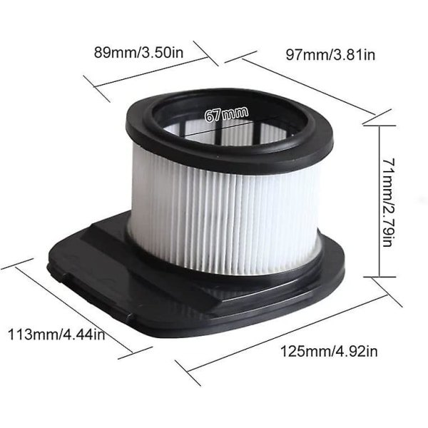 Rullborstefilter Passar för Shark Ic300 Iz201uk Iz102 Dammsugardelar Dammsugare Reservdelar Tillbehör för Hem Dammsugarersättningsdelar Ac