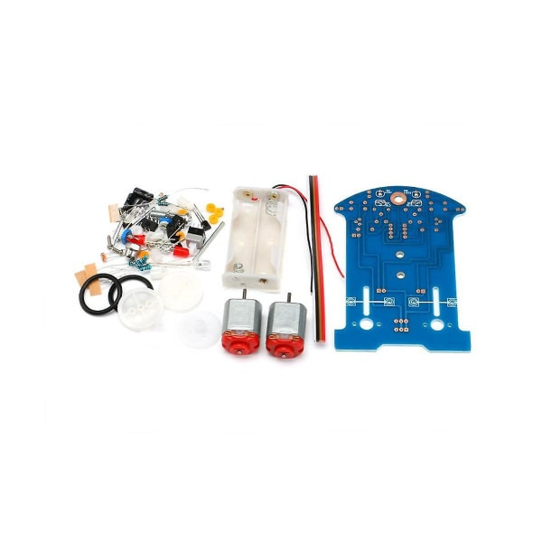 Træn på lodning Lær elektronikkit Smarte bilprojektsæt Følger Rcar DIY Kit Diy Elect