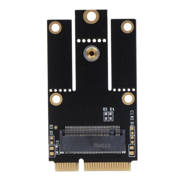 for M.2 trådløs wifi-adapter Bluetooth-kompatibel Mini PCI-E til M2 Ngff for nøgle