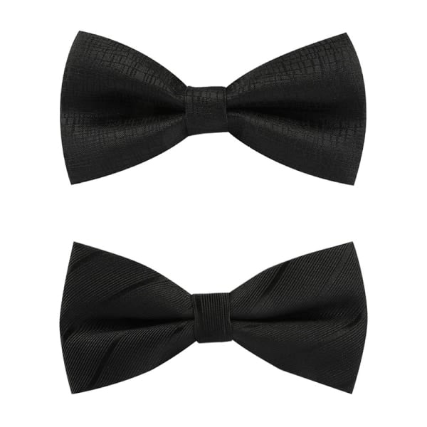 Mode Menn Butterfly Fest Bryllup Sløyfe Svart Bowknot Bowtie 04 One Size 4 one size